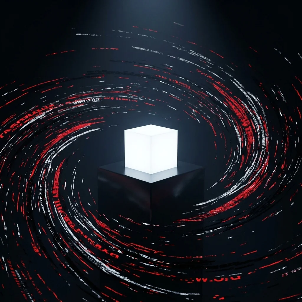 Visual metaphor for order/logic vs chaos